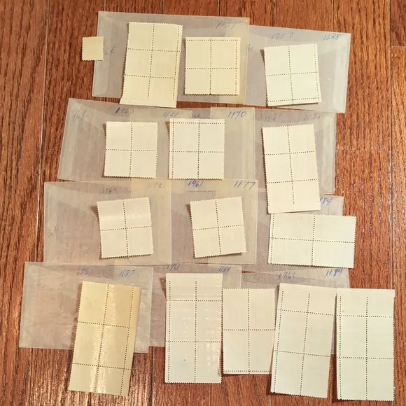 Vintage USPS 4 Cent Stamp Bundle 57 Stamps - Picture 14 of 14